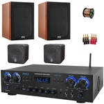 Pyle Usb Sd Rca Fm Receiver, 2X 5.25'' 200W Wooden Speakers, 4''. Fixed Price $325.99.