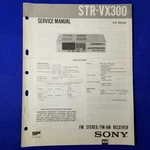 Sony STR-VX300 Service Manual Original Paper Oem Repair Guide Usa. Fixed Price $24.95.