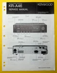 Kenwood KR-A46 Original Service Manual For Am-fm Stereo Receiver Free Shipping. Fixed Price $22.00.