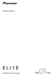 Pioneer VSX-01TXH Receiver Owners Manual. Fixed Price $22.24.