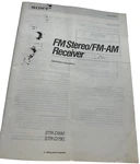 Sony Stereo/fm-am Receiver STR-D990 STR-D790 Operating Instructions D1357. Fixed Price $17.99.