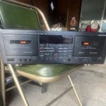 Yamaha KX-W582 Stereo Double Cassette Deck Dual Tape Player. Fixed Price $320.00.