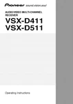 Pioneer VSX-D411 Receiver Owners Manual. Fixed Price $22.24.