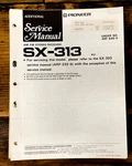 Pioneer SX-313 Receiver Service Manual *original*. Fixed Price $19.97.