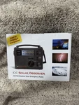 Cc Solar Observer Emergency Am Fm Weather Radio Handcrank Rechargeable New. Fixed Price $55.00.