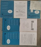 Lafayette SR-10A 30A 50, SQR-20 40 Owner's Manuals, Originals (receiver Systems). Fixed Price $12.00.
