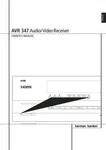 Harman Kardon AVR347 Receiver Owners Manual. Fixed Price $22.24.