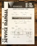 Kenwood KT-770L Tuner Service Manual *original*. Fixed Price $19.97.