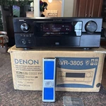 Denon AVR-3805 7.1 Channel Home Theater Surround Receiver With Box& Control. Fixed Price $160.00.