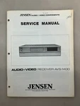Jensen AVS-1400 Original Service Manual Free Shipping. Fixed Price $14.00.