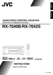 Jvc RX-7040B RX-7042S Receiver Owners Instruction Manual Reprint. Fixed Price $22.24.