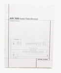 Harman Kardon AVR-7000 Receiver Owners Manual. Fixed Price $11.04.