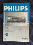 Philips FR951 FR-951 Receiver Owner Manual *original*. Fixed Price $14.00.