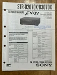 Sony STR-D2070X STR-D3070X Stereo Fm-am Receiver Original Service Manual. Fixed Price $14.94.