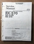 Pioneer RX-570S RX-370 Receiver Service Manual *original*. Fixed Price $19.97.