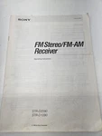 Sony STR-D2090,STR-D1090 User Manual. Fixed Price $15.00.