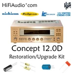 Concept 12.0D Receiver Rebuild Restoration Recap Service Kit Repair Capacitor. Fixed Price $185.00.