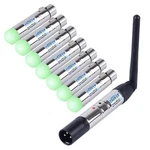Dmx Wireless, Chinly 8PCS 2.4G 512 Transmitter 7 Female Receivers. Fixed Price $238.97.