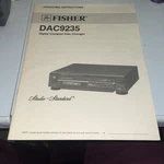 Fisher DAC9235 Digital Compact Disc Changer Manual Only. Fixed Price $7.00.