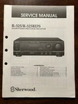 Sherwood R-325/R -rds Av Pro-logic Receiver Service Manual Original Genuine. Fixed Price $19.99.