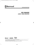 Sherwood RD-7405HDR Receiver Owners Instruction Manual. Fixed Price $22.24.