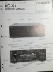 Kenwood KC-X1 A/v Control Amplifier Service Manual Original Hsq. Fixed Price $49.99.