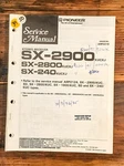 Pioneer SX-2900 SX-2800 SX-240 Receiver Service Manual *original*. Fixed Price $14.97.