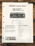 Onkyo TX-830M Receiver Service Manual *original*. Fixed Price $24.97.