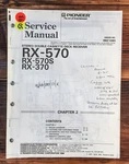 Pioneer RX-570S RX-370 Cassette Receiver Service Manual *original*. Fixed Price $14.97.
