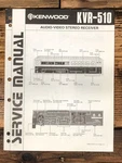Kenwood KVR-510 Receiver Service Manual *original*. Fixed Price $14.97.