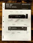 Kenwood SS-97 Processor Service Manual *original*. Fixed Price $9.97.