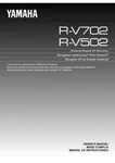Yamaha R-V502 Receiver Owners Manual. Fixed Price $22.24.