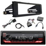 Jvc Single Din Stereo Receiver, Radio Replace Kit, Harley Install Antenna. Fixed Price $219.49.