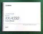 Yamaha RX-A550 Instruction Manual: Full Color 116 Pages & Protective Covers!. Fixed Price $24.25.