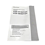 Pioneer Audio/video Multi-channel Receiver VSX-9140TXH VSX-9040TXH Owners Manual. Fixed Price $14.69.