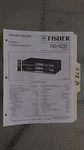 Fisher RS-620 Service Manual Original Repair Book Stereo Receiver Tuner Radio. Fixed Price $27.50.