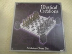 Mystical Creations Skeleton Chess Set (spencer Gifts). Fixed Price $129.00.