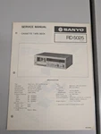 Sanyo Rd 5025 Cassette Tape Deck Service Manual D-5320. Fixed Price $54.95.