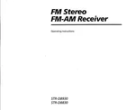 Sony STR-DB830 Amplifier / Receiver Owners Instruction Manual. Fixed Price $22.24.