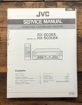 Jvc RX-503 Lbk Receiver Owner & Service Manual *original*. Fixed Price $14.97.