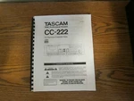 Owners Manual Operating For Tascam Cd Reel Cassette By Model Bin *2 Of 2*. Fixed Price $25.00.