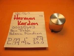 Harman Kardon 00235643 Knob Tone Balance Function Hk 560 Stereo Receiver. Fixed Price $8.48.