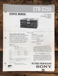Sony STR-S255 Receiver Service Manual *original*. Fixed Price $19.97.