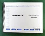 Marantz SR5012 Instruction Manual: 288 Full Color Pages & Protective Covers!. Fixed Price $31.25.