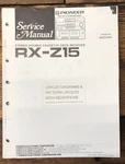 Pioneer RX-Z15 Receiver Service Manual *original*. Fixed Price $14.97.