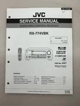 Jvc RX-774VBK Original Service Manual Free Shipping. Fixed Price $14.00.