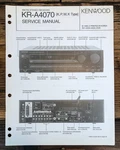Kenwood KR-A4070 Receiver Service Manual *original*. Fixed Price $19.97.