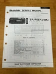 Sharp SA-R55AV Rc Stereo Receiver Service Manual Vintage Oem Diagrams Repair. Fixed Price $19.99.