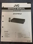 Jvc JX-S700(J) Service Manual Original W/schematics, Diagrams, Parts List, Etc. Fixed Price $14.97.