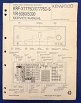 Original Kenwood KRF-X7775D VR-5080 5090 Receiver Service Manual. Fixed Price $19.95.